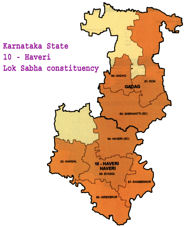 10 - Haveri MP map