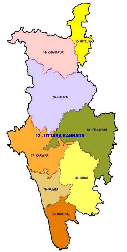 12 - Uttara Kannada MP map