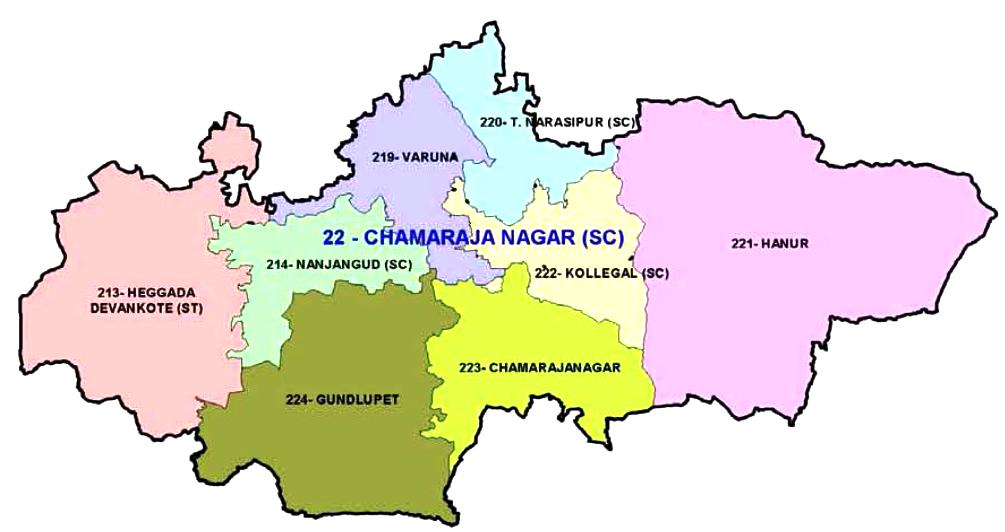 mpChamarajanagar (SC) MP map