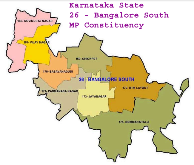 Bangalore South map